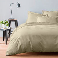 HOUSSE DE COUETTE 240x220CM +40 100% SATIN DE COTON LAVE 105 FILS NOIR