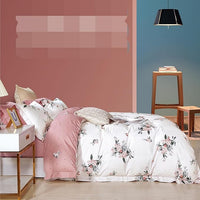 Housse De Couette Percale De Coton Floral